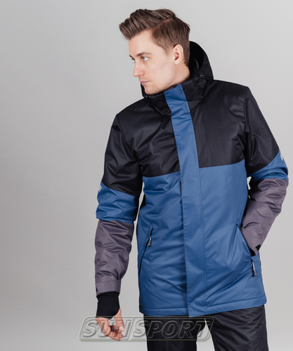 Утепленная куртка NordSki M Casual мужская черн/синий (вид 1) Утепленная куртка NordSki M Casual мужская черн/синий (фото, вид 1)