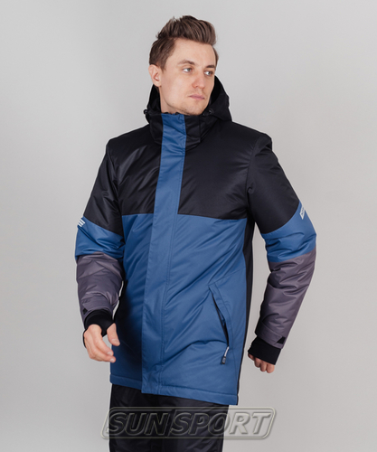 Утепленная куртка NordSki M Casual мужская черн/синий (вид 3) Утепленная куртка NordSki M Casual мужская черн/синий (фото, вид 3)