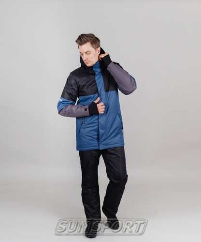 Утепленная куртка NordSki M Casual мужская черн/синий (вид 7) Утепленная куртка NordSki M Casual мужская черн/синий (фото, вид 7)