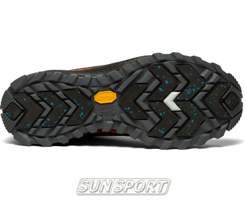   Saucony M Peregrine Ice+ Black/Jade (,  3)