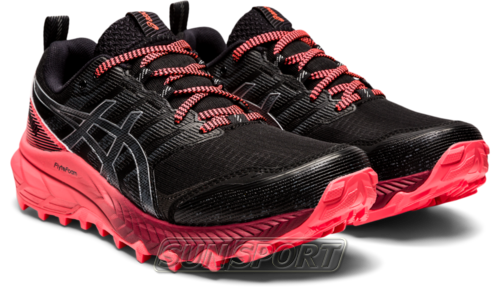 Кроссовки трейловые Asics W Gel-Trabuco 9 GTX черн/розовый (вид 2) Кроссовки трейловые Asics W Gel-Trabuco 9 GTX черн/розовый (фото, вид 2)