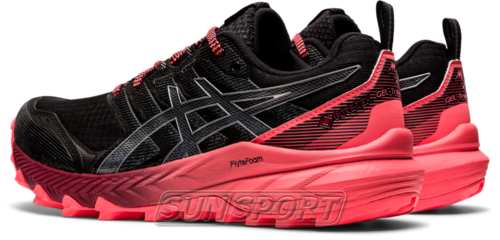 Кроссовки трейловые Asics W Gel-Trabuco 9 GTX черн/розовый (вид 4) Кроссовки трейловые Asics W Gel-Trabuco 9 GTX черн/розовый (фото, вид 4)