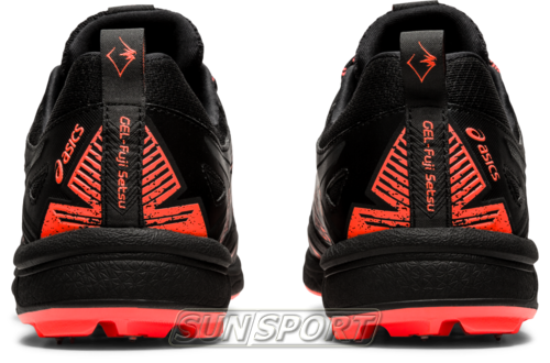 Кроссовки трейловые Asics W Gel-Fujisetsu 3 GTX черн/розовый (вид 5) Кроссовки трейловые Asics W Gel-Fujisetsu 3 GTX черн/розовый (фото, вид 5)