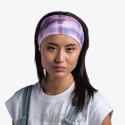 Повязка Buff CoolNet UV+Wide Seary Purple (вид 1) Повязка Buff CoolNet UV+Wide Seary Purple (фото, вид 1)