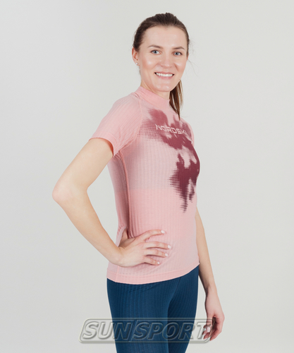 Термобелье Футболка Nordski W Light Pink (вид 2) Термобелье Футболка Nordski W Light Pink (фото, вид 2)