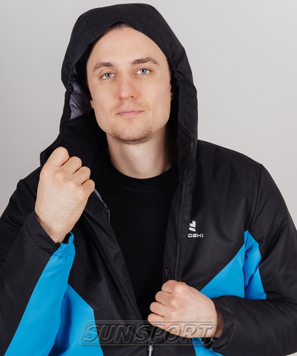 Утепленная куртка NordSki M Base мужская черн/синий (фото, вид 3)