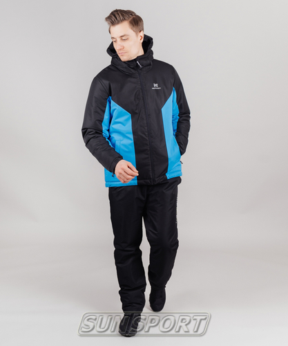 Утепленная куртка NordSki M Base мужская черн/синий (фото, вид 6)