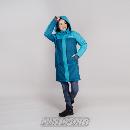 Утепленная куртка-парка NordSki W Atlantic Aqua (вид 5) Утепленная куртка-парка NordSki W Atlantic Aqua (фото, вид 5)