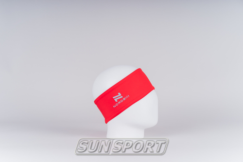 Повязка NordSki Active красный 22/23 (вид 2) Повязка NordSki Active красный 22/23 (фото, вид 2)