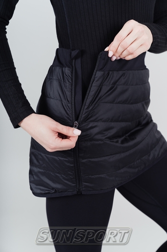 Утепленная юбка NordSki Hybrid черный (вид 3) Утепленная юбка NordSki Hybrid черный (фото, вид 3)