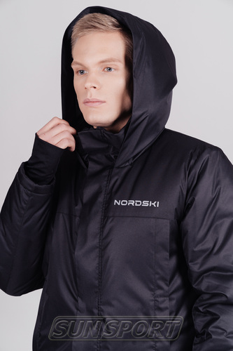 Утепленная куртка-парка NordSki M Black (вид 3) Утепленная куртка-парка NordSki M Black (фото, вид 3)