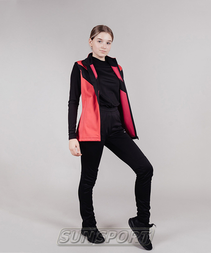 Жилет NordSki JR Base детский роз/черный (вид 6) Жилет NordSki JR Base детский роз/черный (фото, вид 6)