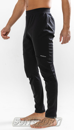 Разминочные штаны Craft M Glide мужские чёрный (фото, вид 1)