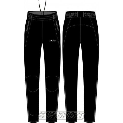 Разминочные штаны KV+ W Karina черный (вид 1) Разминочные штаны KV+ W Karina черный (фото, вид 1)