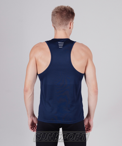 Майка NordSki M Run мужская Dress Blue (вид 3) Майка NordSki M Run мужская Dress Blue (фото, вид 3)