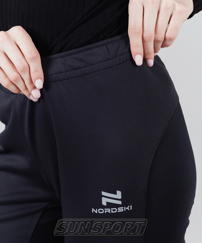 Разминочные штаны NordSki W Pro женские черный (вид 2) Разминочные штаны NordSki W Pro женские черный (фото, вид 2)