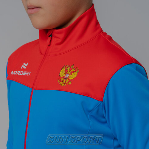 Разминочная куртка NordSki JR Pro Rus детская (вид 3) Разминочная куртка NordSki JR Pro Rus детская (фото, вид 3)