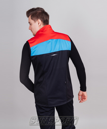 Жилет NordSki M Drive мужской черн/красный (вид 3) Жилет NordSki M Drive мужской черн/красный (фото, вид 3)