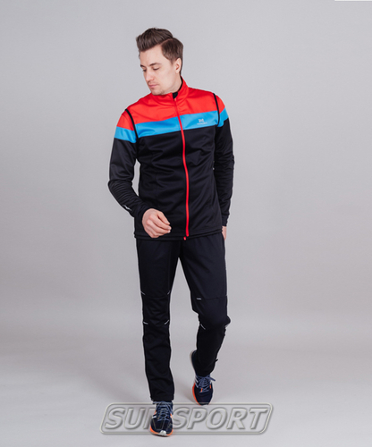 Жилет NordSki M Drive мужской черн/красный (вид 4) Жилет NordSki M Drive мужской черн/красный (фото, вид 4)