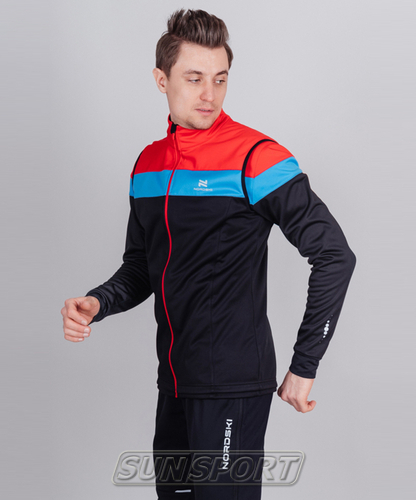 Жилет NordSki M Drive мужской черн/красный (вид 6) Жилет NordSki M Drive мужской черн/красный (фото, вид 6)