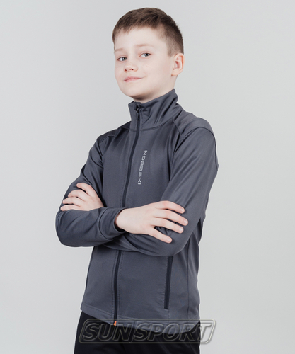 Толстовка NordSki JR Layer детская Graphite (вид 3) Толстовка NordSki JR Layer детская Graphite (фото, вид 3)