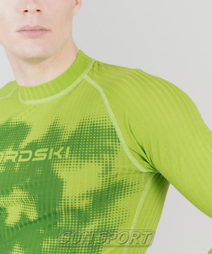 Термобелье Рубашка NordSki M Light мужская зеленый (вид 3) Термобелье Рубашка NordSki M Light мужская зеленый (фото, вид 3)