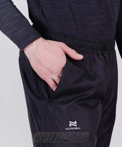 Брюки NordSki M Rain Black мужские (вид 3) Брюки NordSki M Rain Black мужские (фото, вид 3)