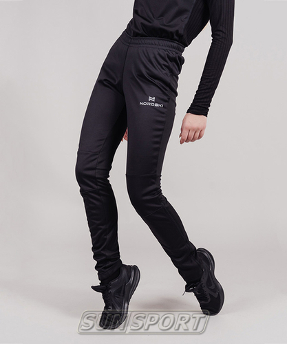 Разминочные штаны NordSki JR Base детские черный (фото, вид 2)