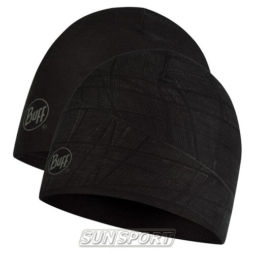  Buff Microfiber Reversible Hat Embers Black (,  1)