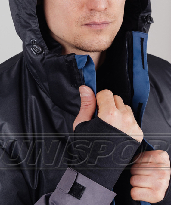 Одежда Зима NordSki Утепленная куртка NordSki M Casual мужская черн/синий –SunSport