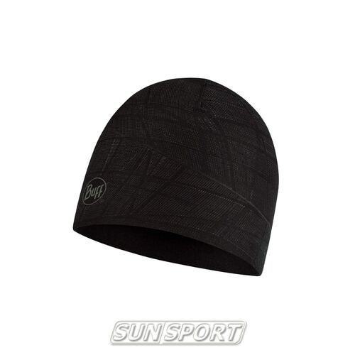  Buff Microfiber Reversible Hat Embers Black ()