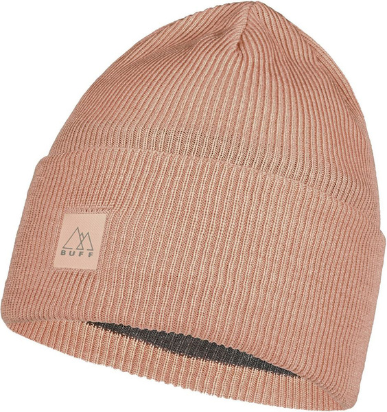  Buff Crossknit Hat Solid Pale Pink ()