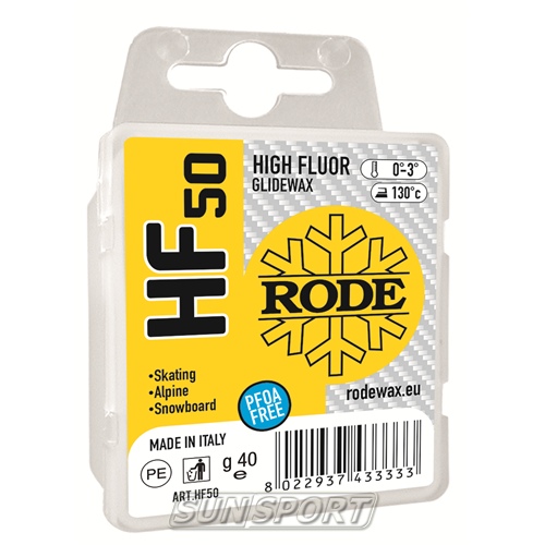  Rode HF (0-3) yellow 40