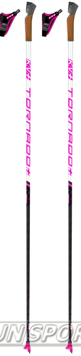 Палки лыжные KV+ Tornado Clip QCD Pink (100% Carbon)