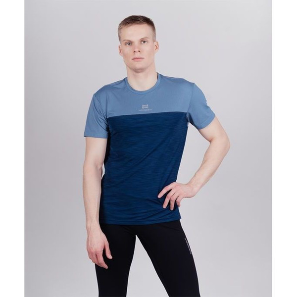 Футболка NordSki M Pro Energy мужская Arctic/Blue Футболка NordSki M Pro Energy мужская Arctic/Blue (фото)