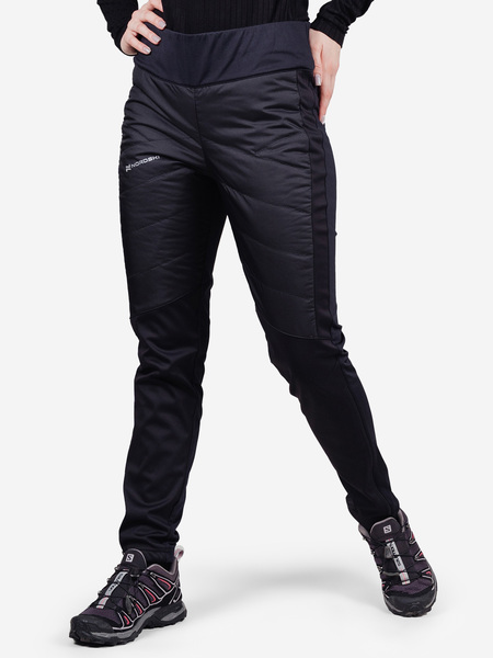 Разминочные штаны NordSki W Hybrid Pro женские черный Разминочные штаны NordSki W Hybrid Pro женские черный (фото)