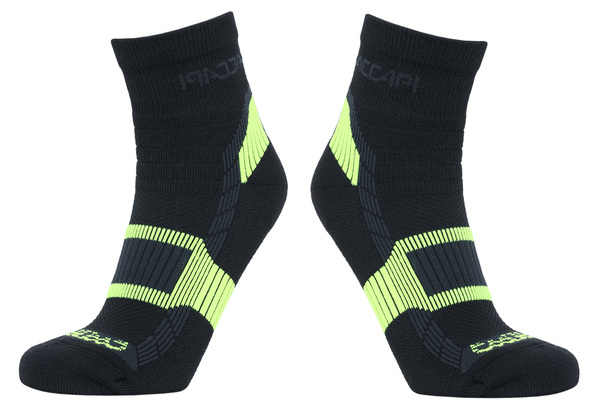 Носки беговые Accapi Coolmax черн/неон (фото)