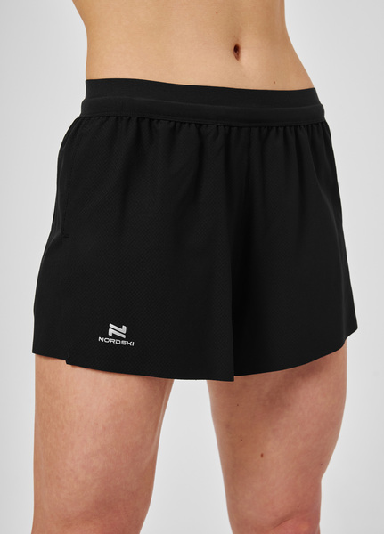 Шорты беговые NordSki W Race женские Black Шорты беговые NordSki W Race женские Black (фото)