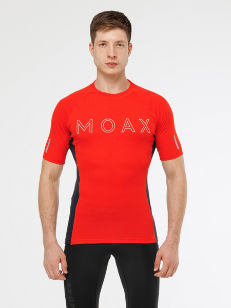 Термобелье Футболка Moax M Race SS ярко красный Термобелье Футболка Moax M Race SS ярко красный (фото)