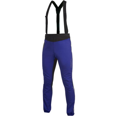 Разминочные штаны-самосбросы на лямках Craft Flow мужские синий