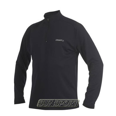 Термобелье Рубашка Craft M Active на молнии мужская чёрный