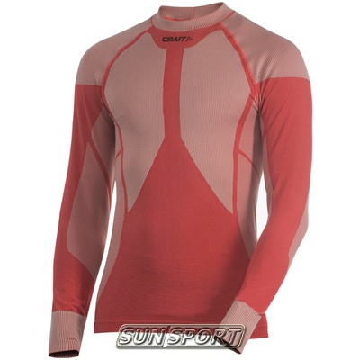 Термобелье Рубашка Craft M Pro Warm мужская красный