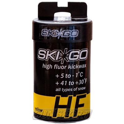 Мазь SkiGo HF (+5-1) yellow 45г