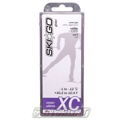 Парафин SkiGo CH XC (-1-12) violet 200г