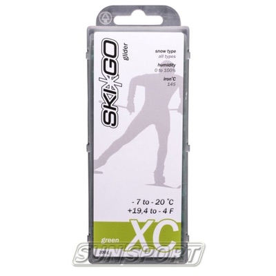 Парафин SkiGo CH XC (-7-20) green 200г