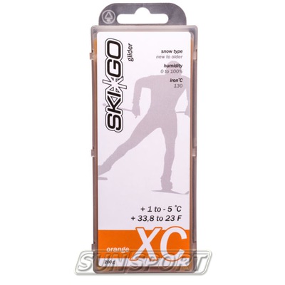 Парафин SkiGo CH XC (+1-5) orange 200г