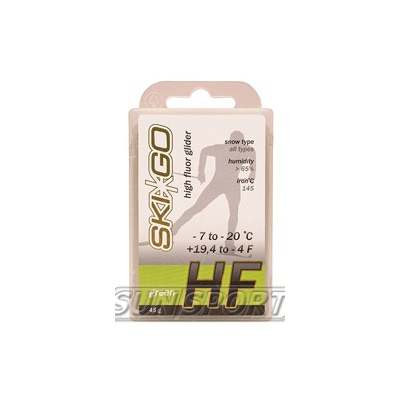 Парафин SkiGo HF (-7-20) green 45г