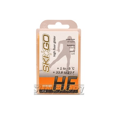 Парафин SkiGo HF (+1-5) orange 45г