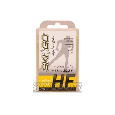 Парафин SkiGo HF (+20-1) yellow 45г