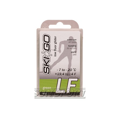 Парафин SkiGo LF (-7-20) green 60г